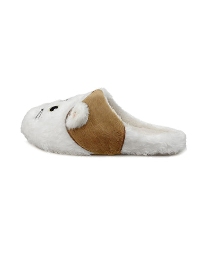Bulk Slippers | Soft Fuzzy Cat Face Slippers Women Winter Warm Indoor House Shoes Wholesale
