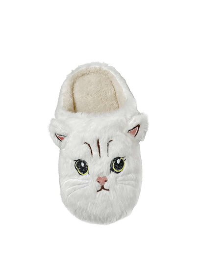 Bulk Slippers | Soft Fuzzy Cat Face Slippers Women Winter Warm Indoor House Shoes Wholesale