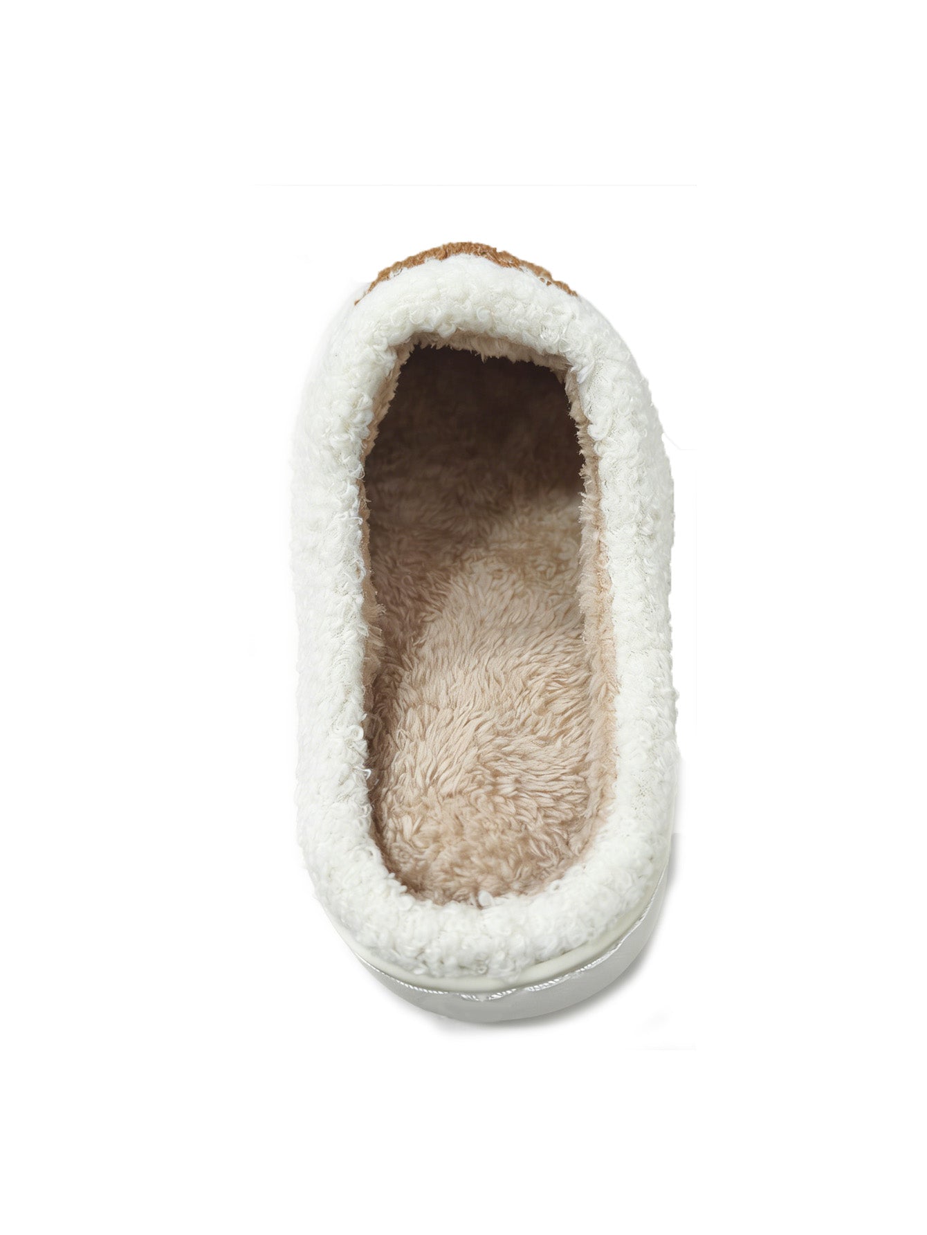 Bulk Slippers | Unisex Gingerbread Man Fuzzy Slippers Winter Warm Indoor Home Shoes Wholesale