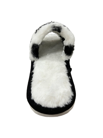Bulk Slippers | Cow Print Plush Highland Cow Open Toe Slippers Unisex Spring Summer Indoor Home Shoes Wholesale
