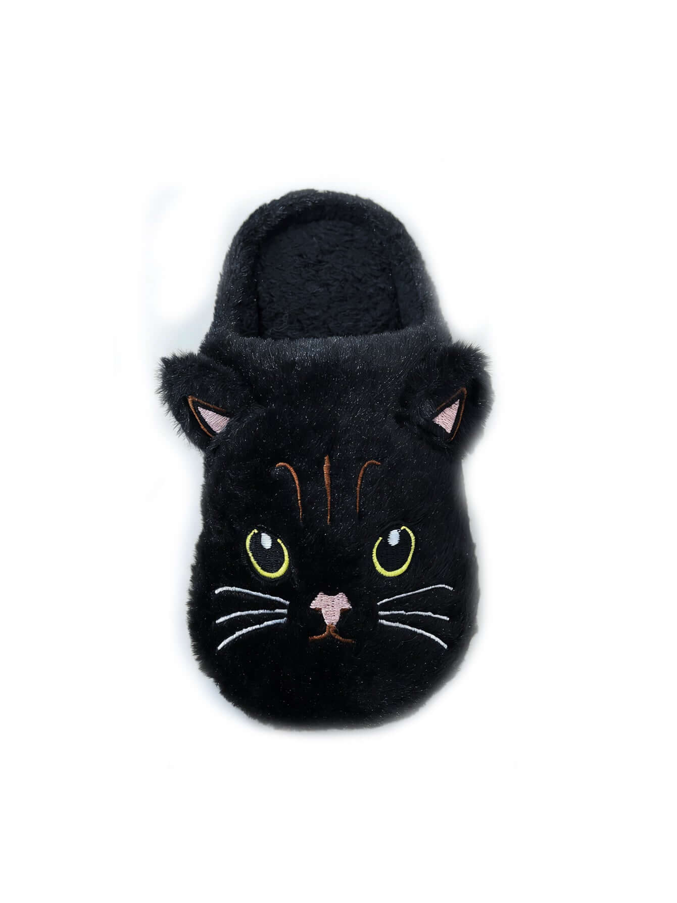 Bulk Slippers | Soft Fuzzy Cat Face Slippers Women Winter Warm Indoor House Shoes Wholesale