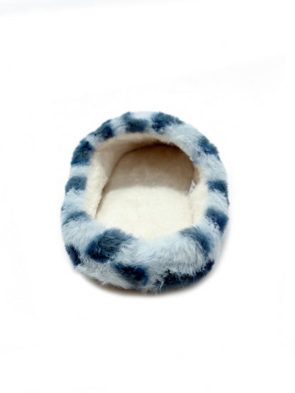 Bulk Slippers | Fuzzy Plush Leopard Slippers Women Winter Warm Quiet Indoor Shoes Wholesale