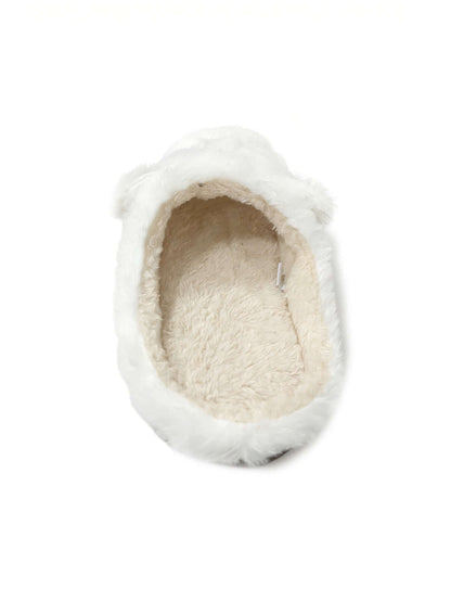 Bulk Slippers | Soft Fuzzy Cat Face Slippers Women Winter Warm Indoor House Shoes Wholesale