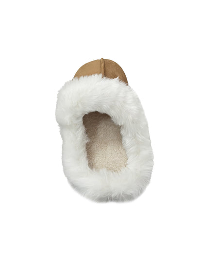 Bulk Slippers | Fluffy Fleece Fur Trim Slippers Women Winter Warm Indoor Shoes Wholesale