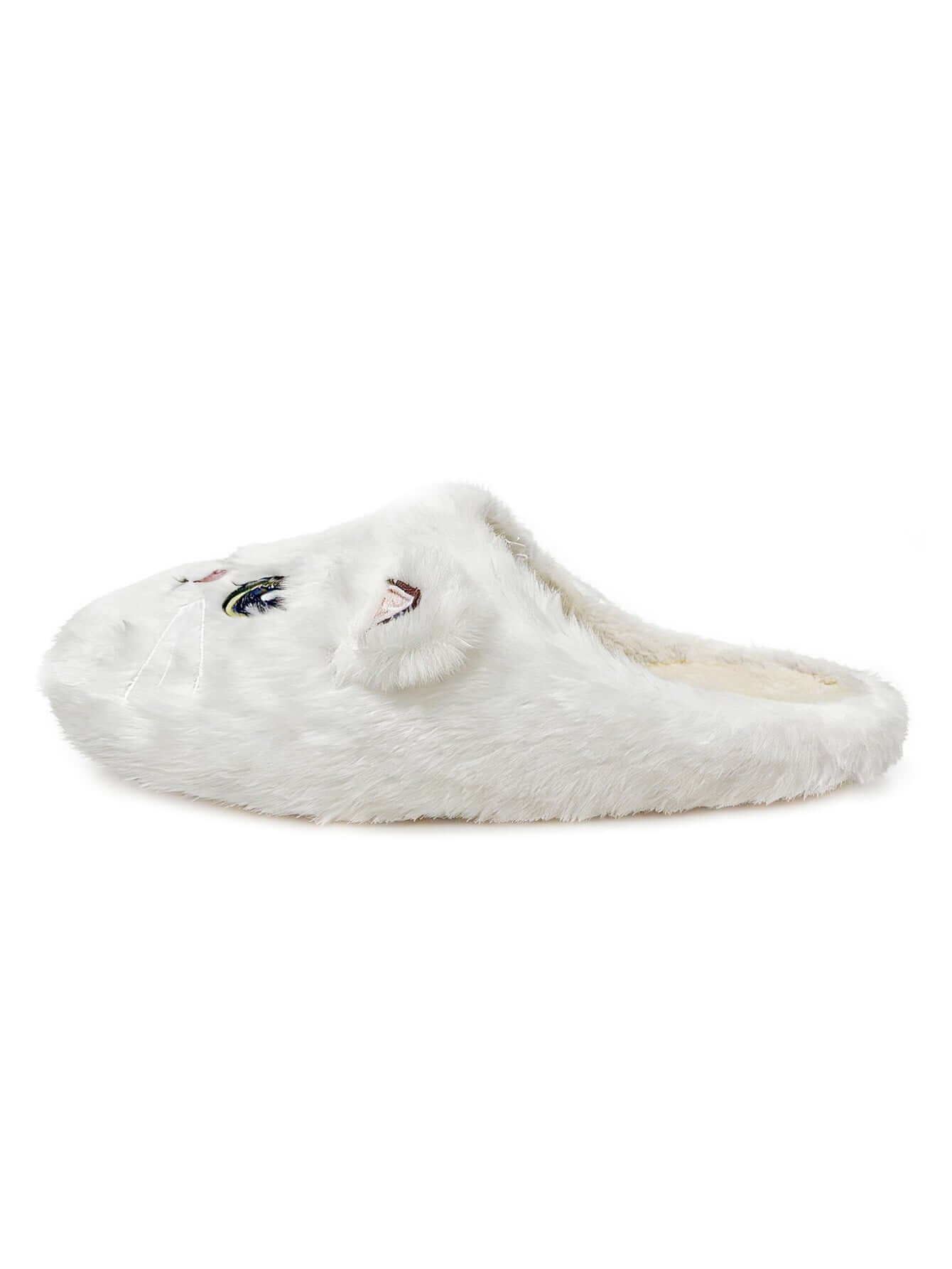 Bulk Slippers | Soft Fuzzy Cat Face Slippers Women Winter Warm Indoor House Shoes Wholesale
