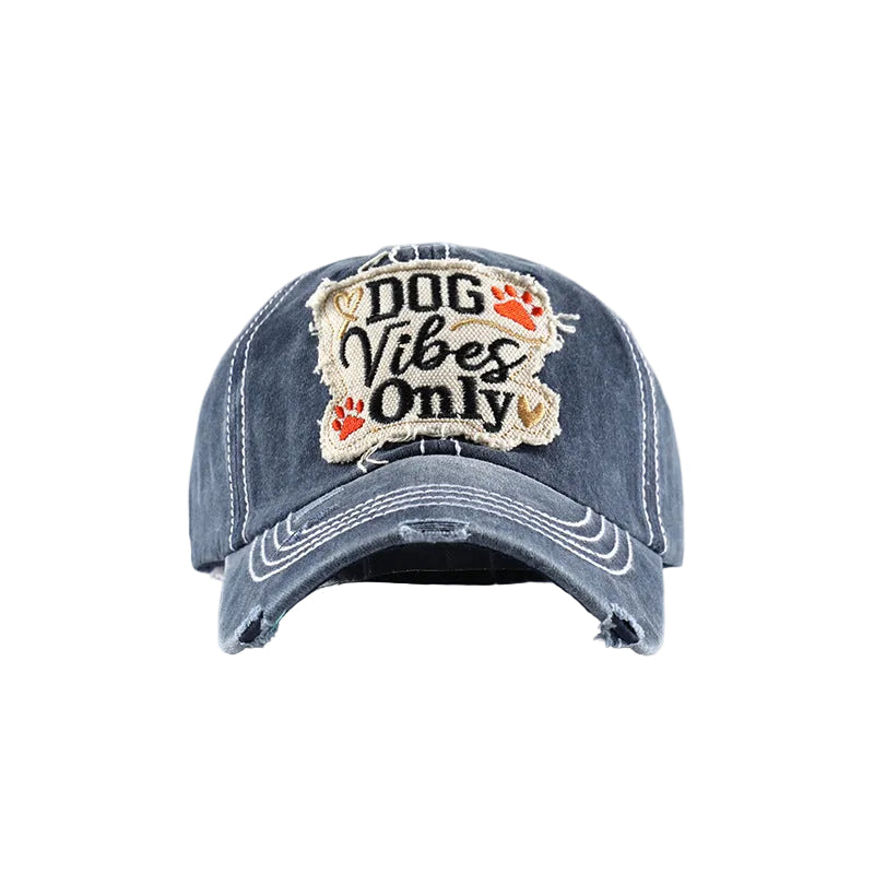 Retro Distressed Washed Denim Baseball Hat, Decorative Fabric Patch Embroidery Casual Daily‑Wear Cap