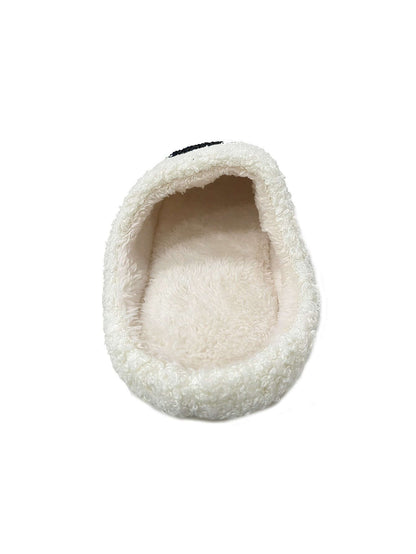Bulk Slippers | Soft Fuzzy French Bulldog Slippers Women Winter Warm Indoor House Shoes Wholesale