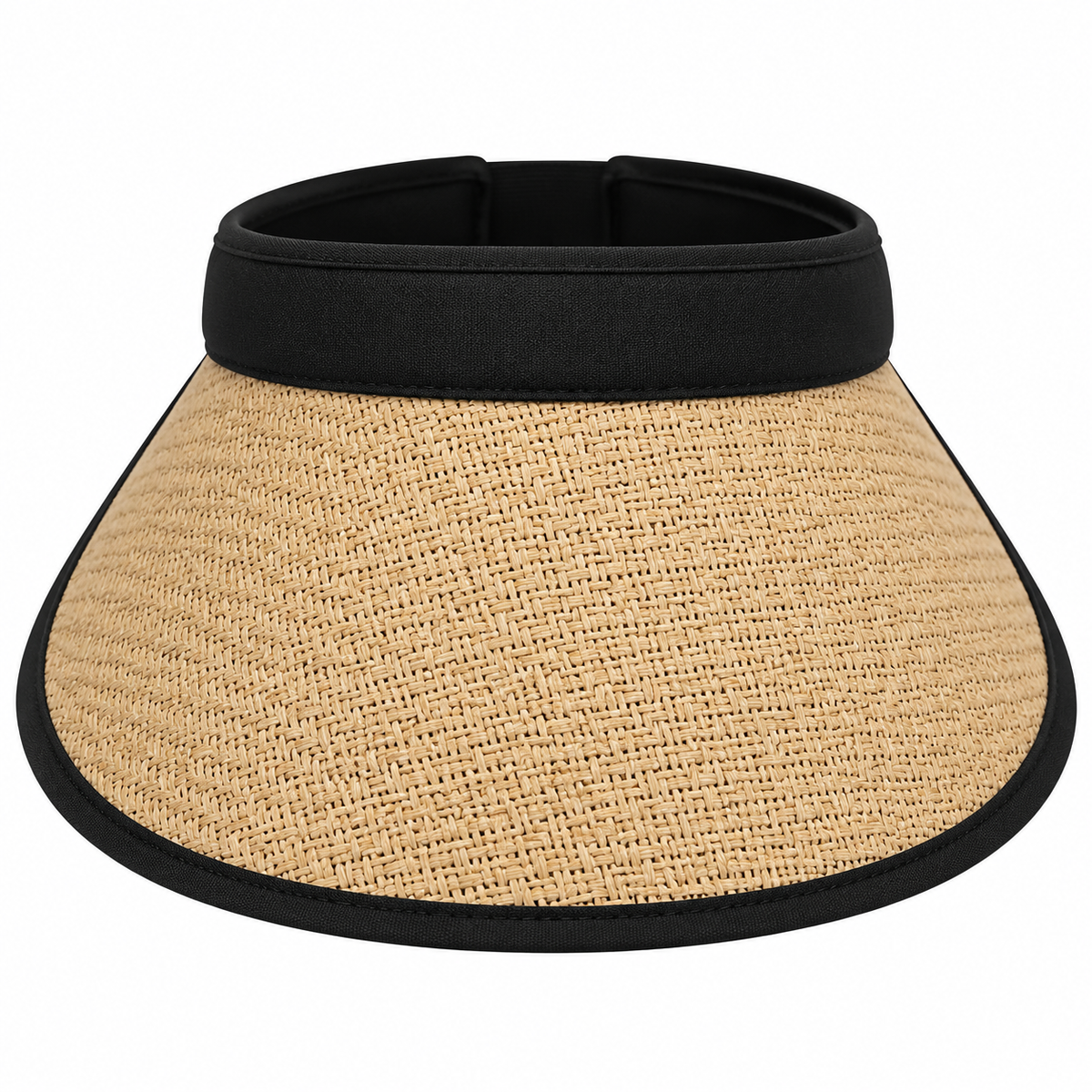Portable Fold‑Up Sun Visor Cap, Wide Brim Empty‑Top Sports Sun Protection Hat for Daily & Outdoor Activities