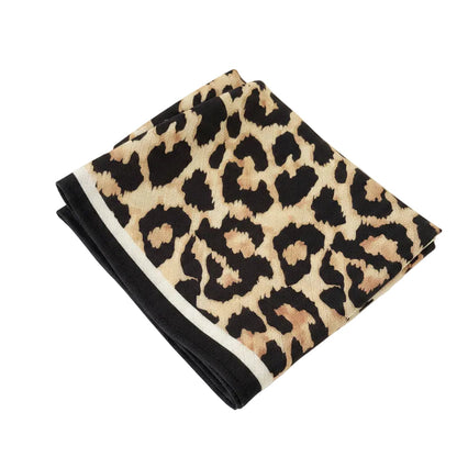 Women Leopard Triangle Head Bandana, Classic Leopard Print Multi‑Purpose Scarf for Hair & Outfit Decoration