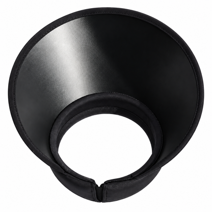 Portable Fold‑Up Sun Visor Cap, Wide Brim Empty‑Top Sports Sun Protection Hat for Daily & Outdoor Activities