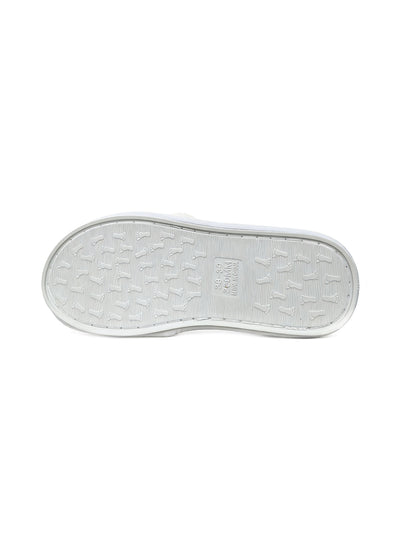 Bulk Slippers | White Fuzzy Twist Strap Flip Flop Slippers Women Winter Warm Indoor Home Shoes Wholesale