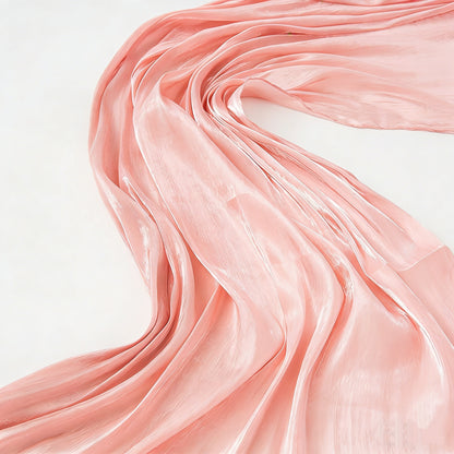 Silky Shiny Solid Large Wrap Scarf, Breathable Sun‑Proof Headscarf for Travel & Daily Occasions