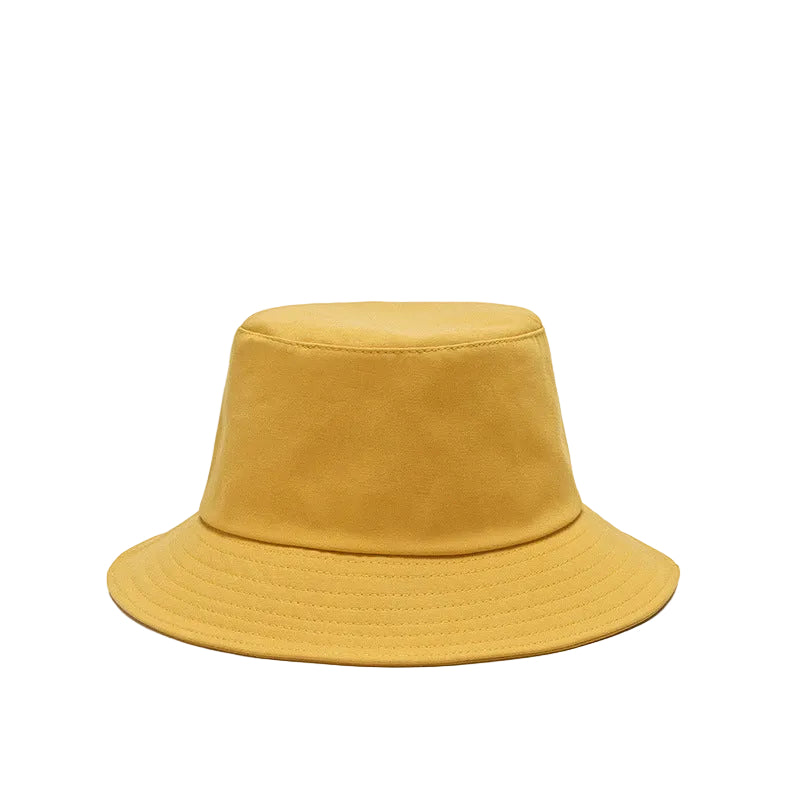 Embroidered Smiley Face Bucket Hat, Foldable Sun Protection Casual Fisherman Hat for Men Women